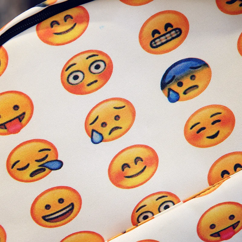 Kawaii emoji улыбка Уход за кожей лица холст стиль женские Женская кожаная обувь