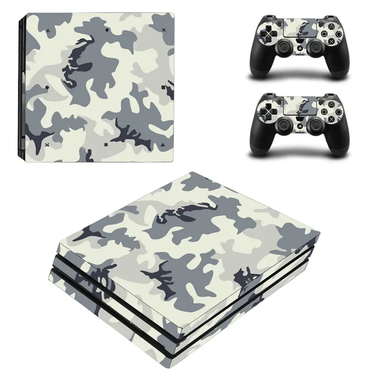 Новая камуфляжная виниловая Защитная пленка для Sony Playstation 4 Pro консоль + 2 шт