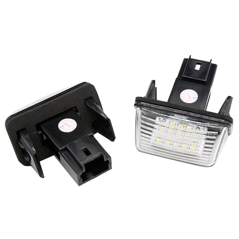 2 шт./компл. SUNKIA светодиодные лампы для номерного знака Peugeot 206 207 306 307 308 406 Partner