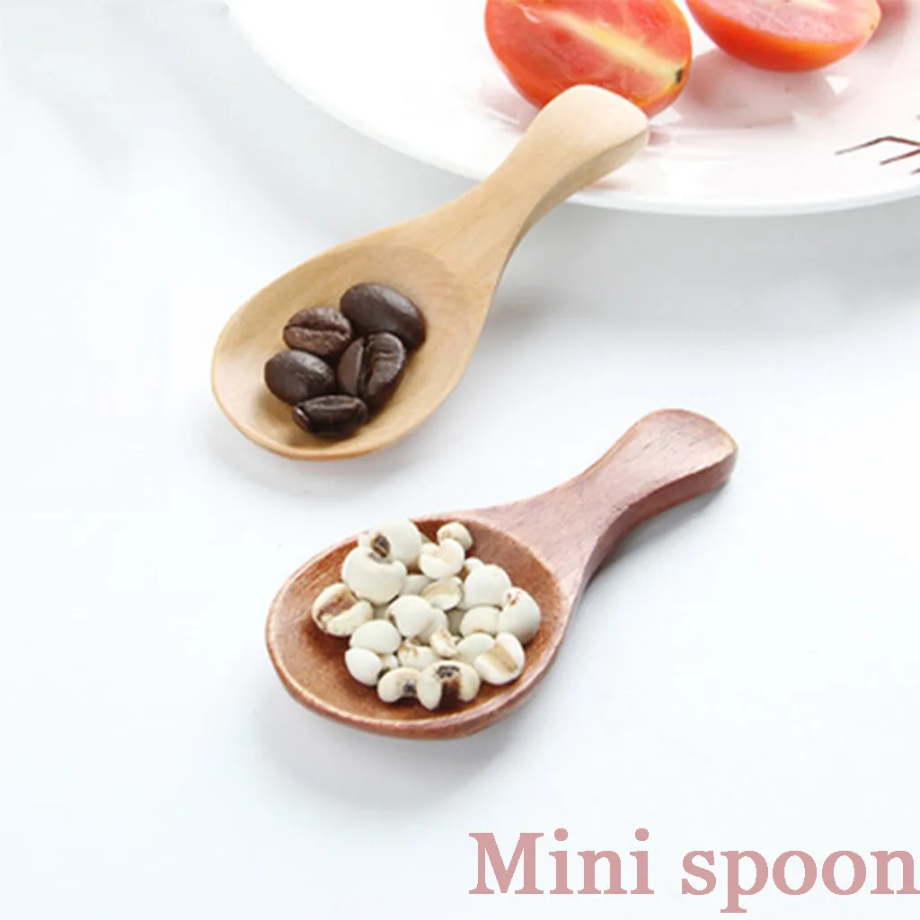 Высококачественная кофейная ложка с короткой ручкой широкая для молочного