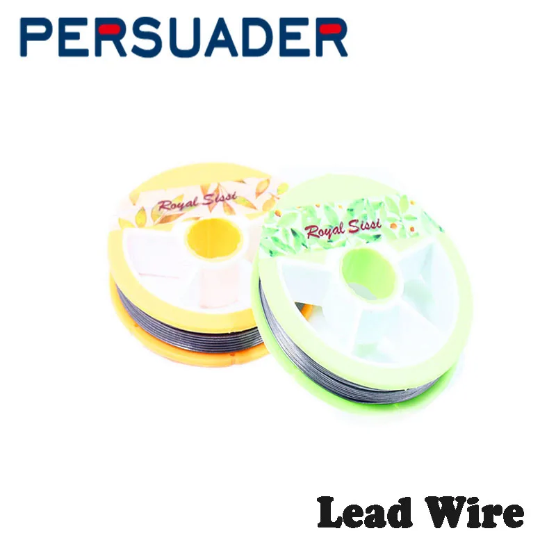 PERSUADER 2 выбирается хорошо спилированный диаметр 0,5 мм или 0,8 мм Ультра мягкий свинцовый провод nymph/личинка вес тела нить мухобойка материалы