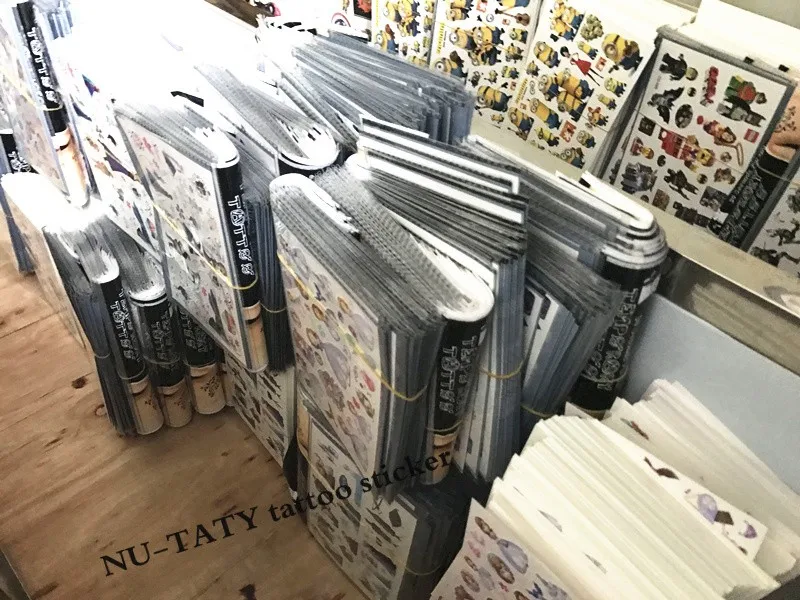 Nu-TATY, милые Мультяшные кунг-фу панды, Детские временные тату, боди-арт, флеш-тату, наклейки 17*10 см, водонепроницаемые, домашний декор, стиль