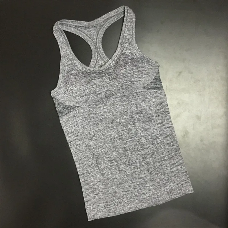 

5 Colors Summer Women Sports Vest Quick Dry Loose Gym Tank Tops Gym Fitness Sport Sleeveless Vest Singlet for Running Vests