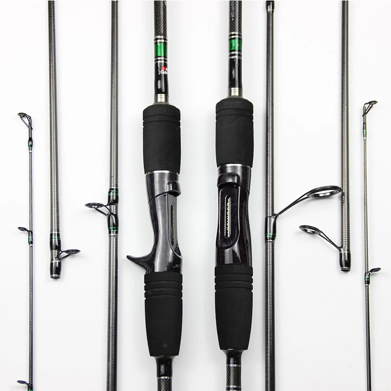 Cheap Fishing Rods 1.98m travel spinning casting Carbon Fiber Rod pole carp lure canne a peche baitcasting rod | Спорт и развлечения