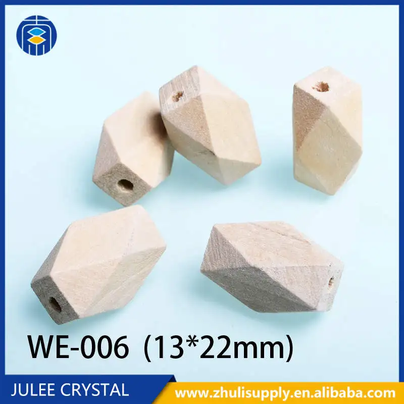 WE-006 JuleeCrystal бусины из натурального дерева различные стили натуральный цвет деревянные бусины для DIY Детские Поделки детские игрушки - Цвет: WE-006