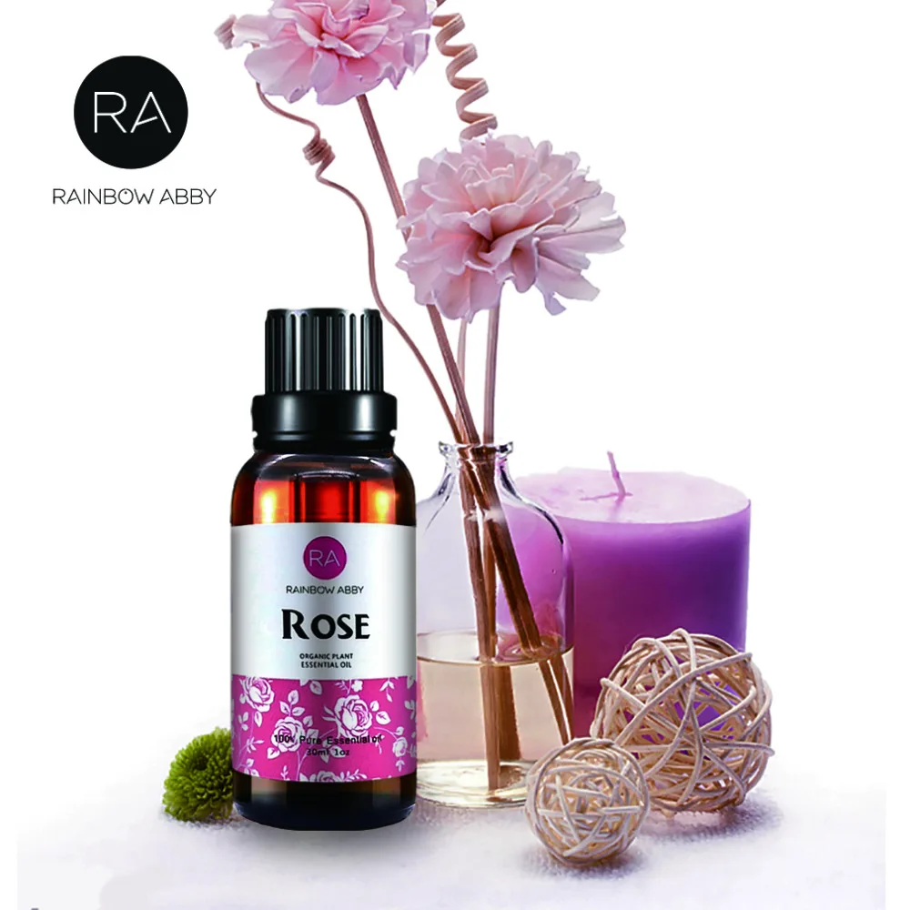 100% натуральное розовое масло для ухода за кожей гладкое увлажняющее улучшения