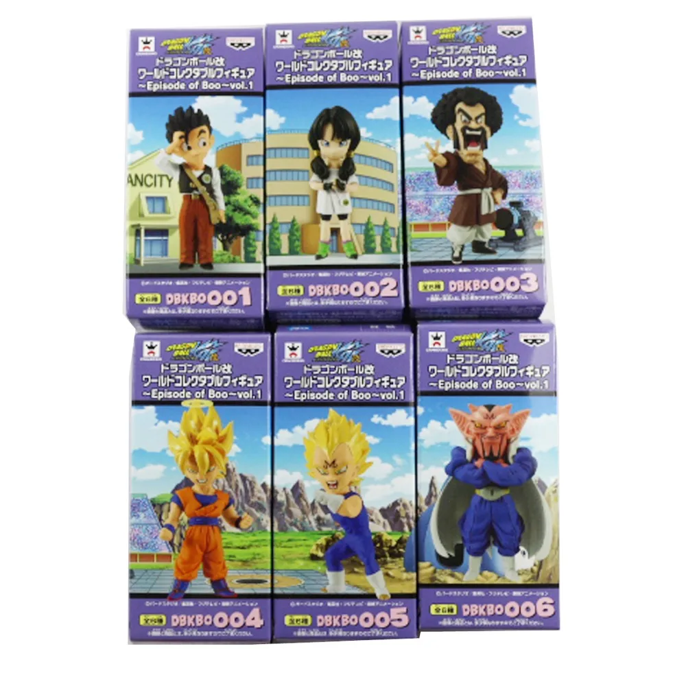 6 шт. набор Dragon Ball Kai DBZ Сын Гохан сын идут десять Цифры игрушки Бесплатная