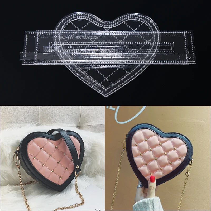 1 комплект Кожа ремесло Дамская Мода Сумка через плечо с красиво очерченной