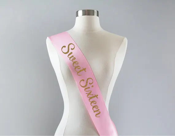 Милый 16 подарок на день рождения идея для девочек индивидуальный пояс заказной