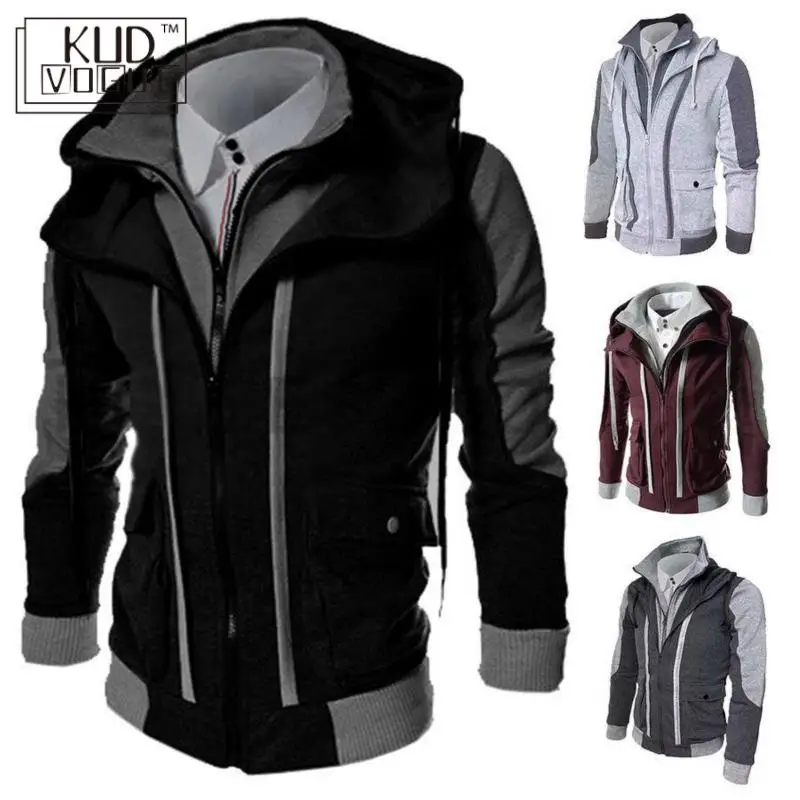 Новый Мужской приталенный стоячий воротник пальто топы военная куртка зимний