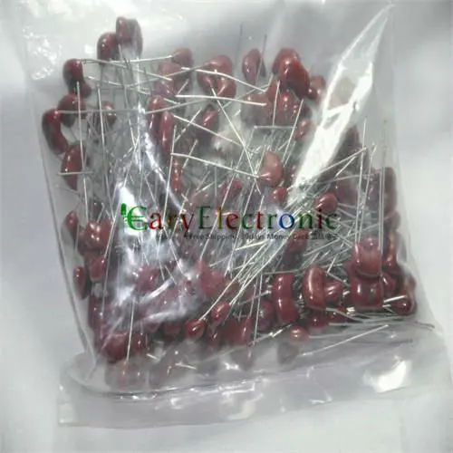 Оптовая и розничная продажа новые серебряные Слюдяные Конденсаторы с длинным