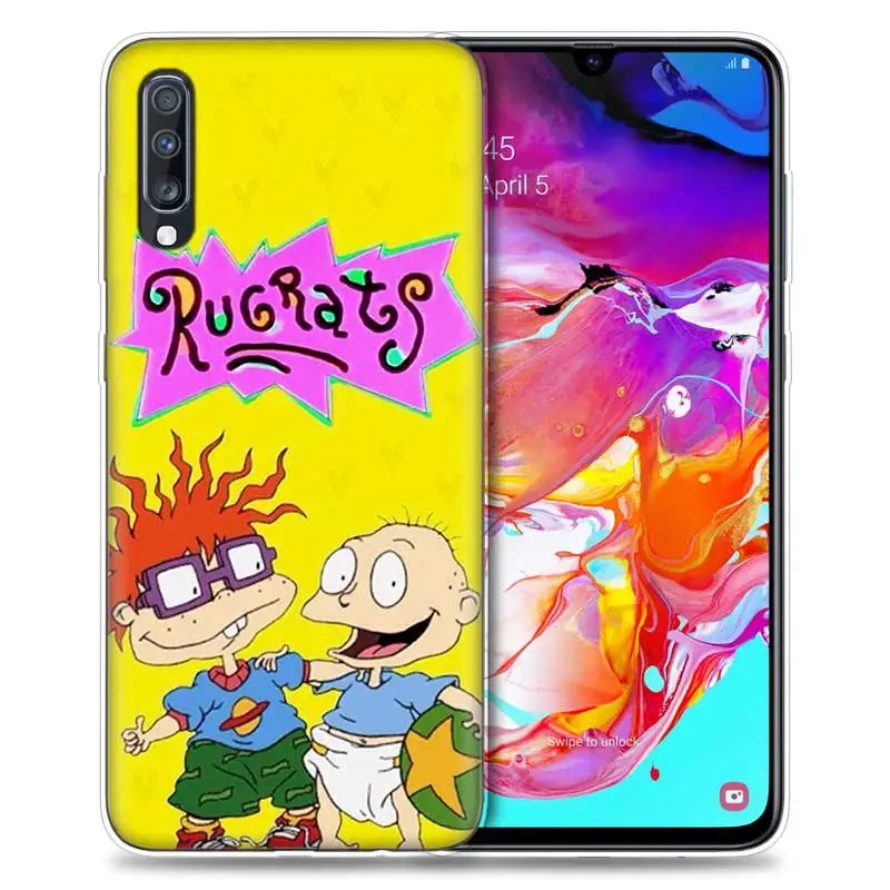 Rugrats удивительные чехол для samsung Galaxy A50 A70 A80 A60 A40 A30 A20 A10 M30 M20 M10 A6 A8 плюс A5 A7 A9 силиконовый чехол для телефона