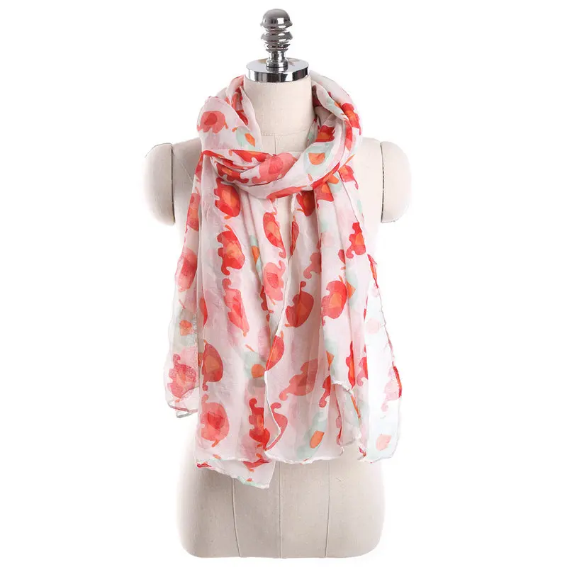 Маленький шарф в виде индийского слона богемный оригами слон тайские шарфы