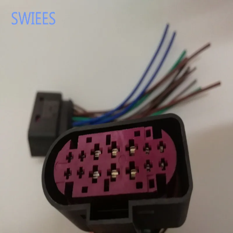 SWIEES 2 шт. 14 контактный автомобильный Головной фонарь передний свет разъем Adatper