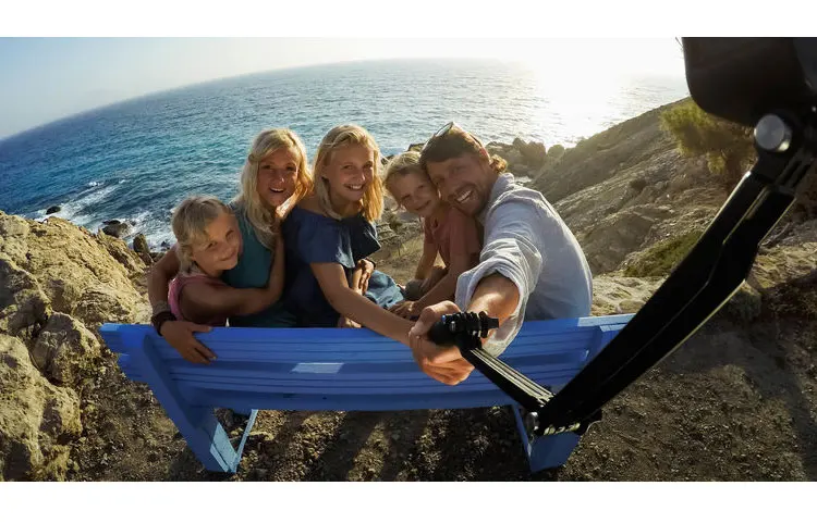 AoneCheer Gopro 3-way селфи палка ручной стабилизатор мини монопод удлинитель Gopro пульт дистанционного управления/зажим для телефона для SJCAM YI