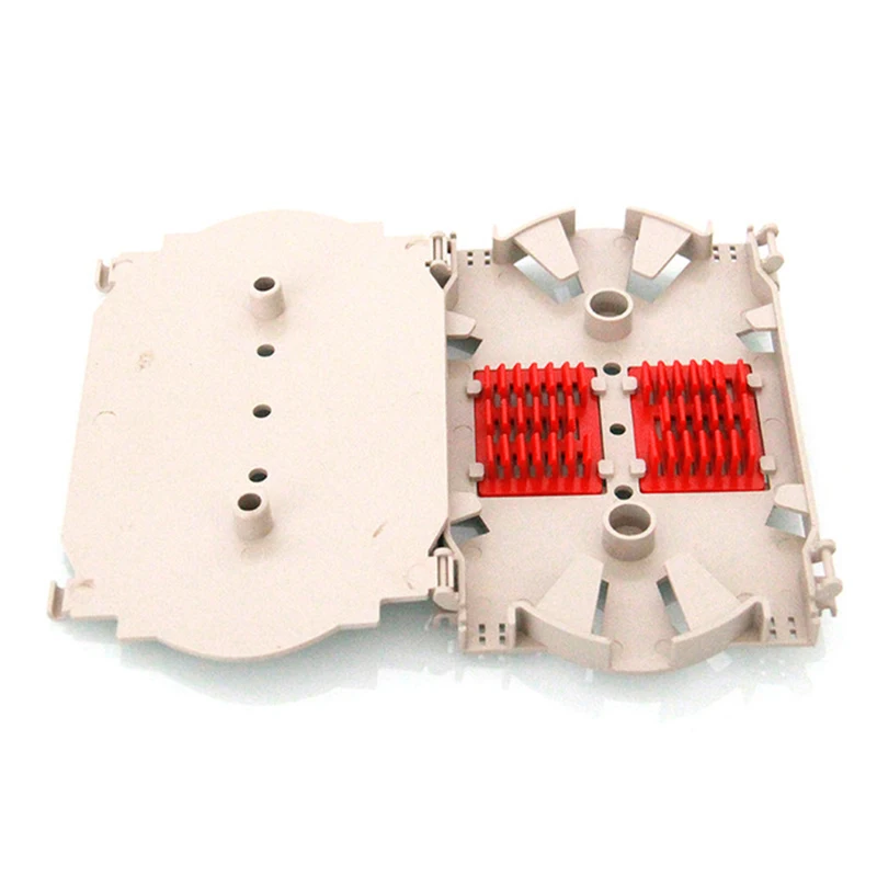 

12 Core Fiber Optic Splice Tray Termination Box White Pigtail Fiber Splicing Plate 10pcs/lot