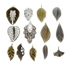Бесплатная доставка 20 шт филигранные соединители для листьев металлические изделия для украшения своими руками
