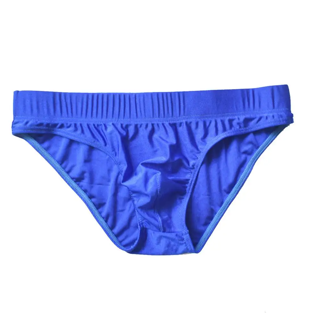 men briefs Мужские шорты, трусы с низкой талией, одноцветные плавки, мужское нижнее белье, сексуальные трусы, Нескользящие трусы, сексуальные мужские трусы 40J10 - Цвет: men briefs