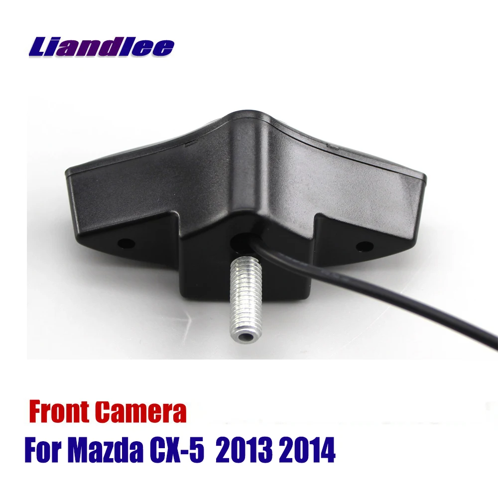 Liandlee авто для Mazda CX-5 2013 2014 Автомобильная Камера Переднего Вида с логотипом