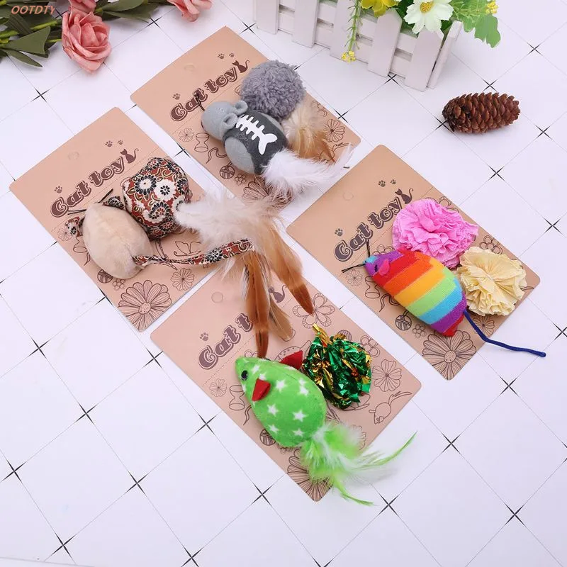 

Mice Animal Cat Toys Catnip InteractiveToy Christmas Pet Products For Kittens