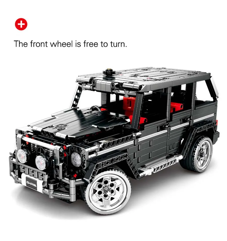 1343 шт. внедорожный внедорожник совместимый Technic MOC 2425 Benz G500 строительные блоки кирпичи игрушки подарки на день рождения для детей
