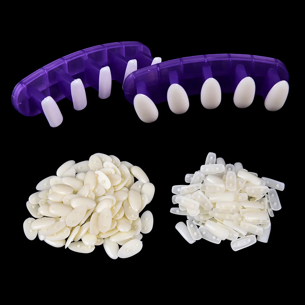 

100Pcs Professional Practice Nail Art Study Display Tools Fake Nails Detachable False Nail Tips