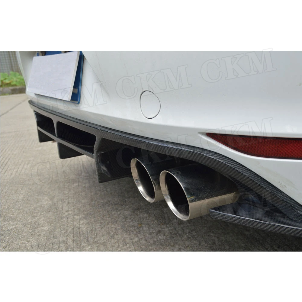 Диффузор для заднего бампера из углеродного волокна Накладка защиты губ