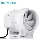 5 ''110V бесшумный рядный канальный вентилятор выхлопной Вентиляционный Выход потолка окна воздушный воздуходувка руля для Ванная комната Кухня армированной пластмассы для вытяжки