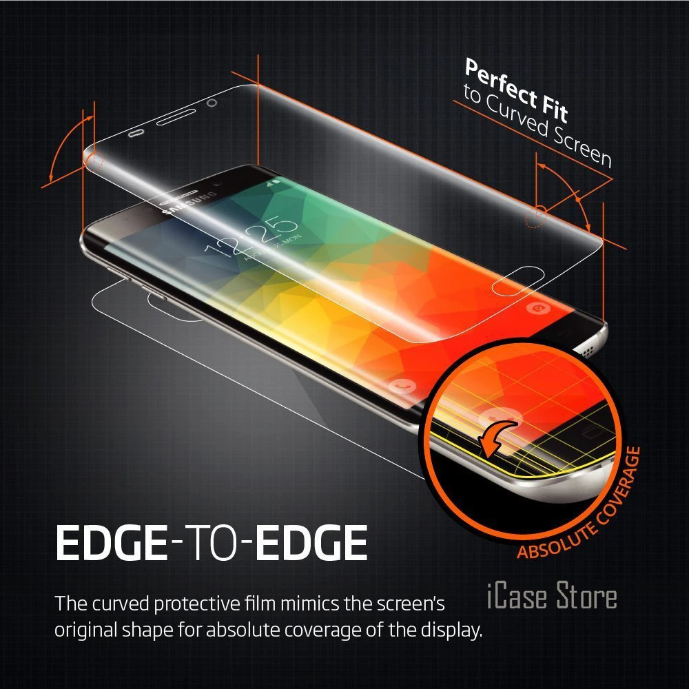 S6 S7 Edge S8 Plus полное покрытие изогнутый протектор экрана для samsung Galaxy S7 S6 Edge Plus Мягкий чехол пленка(не закаленное стекло
