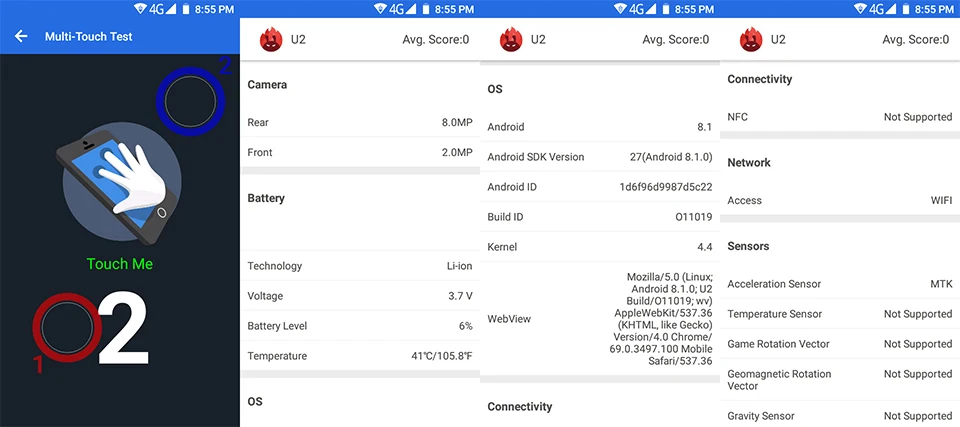 Самый маленький смартфон Ulcool U2 3,15 дюймов MTK6739 1 ГБ 8 ГБ телефон Android 8,1 Google Play 4G милый кожаный мини мобильный телефон