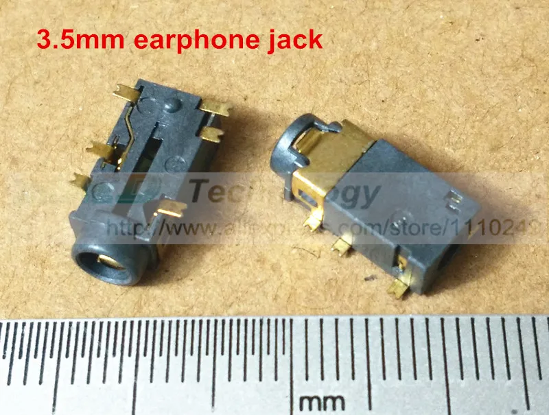 

3.5mm earphones socket audio jack pj-318 6 Pin 10pcs/lot free shipping