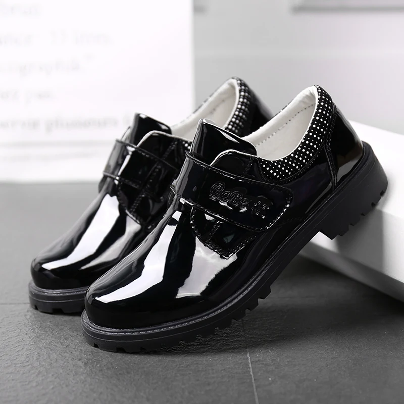 Обувь для мальчиков осень 2019 новая модная детская повседневная кожаная обувь