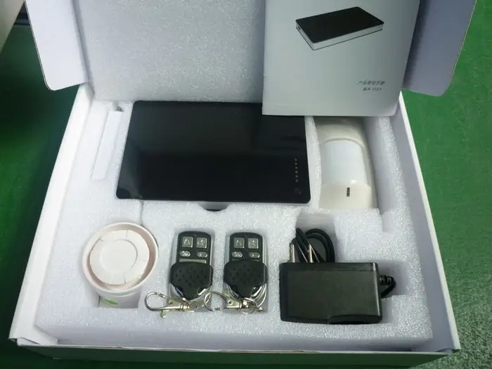 Беспроводной умный дом охранной GSM сигнализация Предупреждение через SMS или