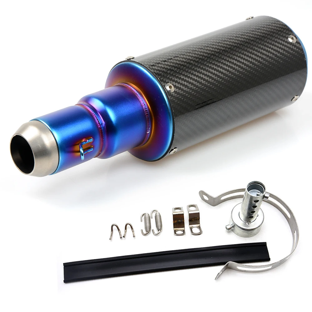 Универсальный Гоночный Мотоцикл выхлопная труба мото глушитель скутер для Yamaha FZ1