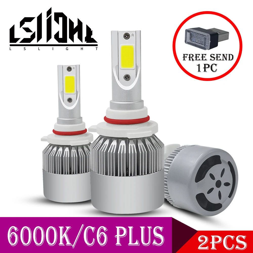 Автомобильные светодиодсветодиодный лампы LSlight H4 H7 H11 H1 H8 9005 9006 880 H27 9004 9007 H13 9012 HB2 HB3
