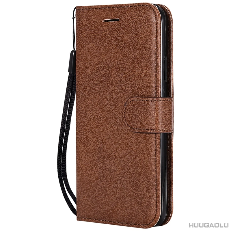 Чехол HUUGAOLU для lenovo Motorola Moto G6 G5S G5 G4 Plus Z3 Play Moto E4 C Plus, роскошный кожаный чехол-книжка Etui