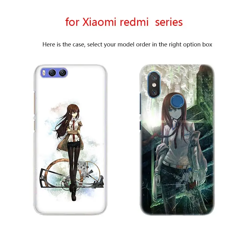 Аниме Чехол для Xiaomi Mi 10 8 A2 A3 CC9 Lite 9 Note Pro a1 a2 5x 6x аниме Steins Gate|Бамперы| |