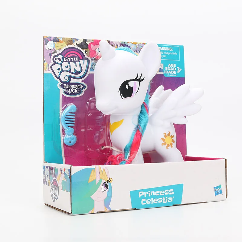 Игрушки My Little Pony 8 дюймов Friends Princess Rainbow Dash Twilight Sparkle Cadance Celestia фигурка Коллекция Модель Куклы