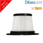 3 шт., сменные Hepa-фильтры для беспроводного пылесоса Dibea C17
