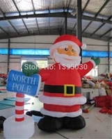 2 4m christmas arch inflatable cartoon santa claus gas model datang christmas