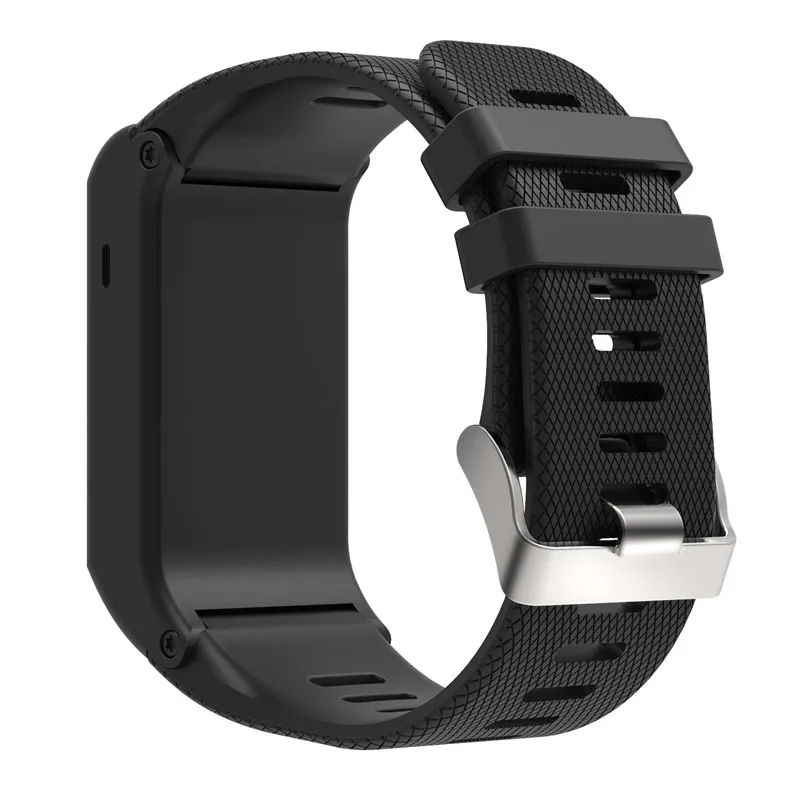 Черный Спортивный силиконовый ремешок для Garmin vivoactive HR ремешок на запястье браслет ремешок для Garmin vivoactive HR сменный Браслет - Цвет: Черный