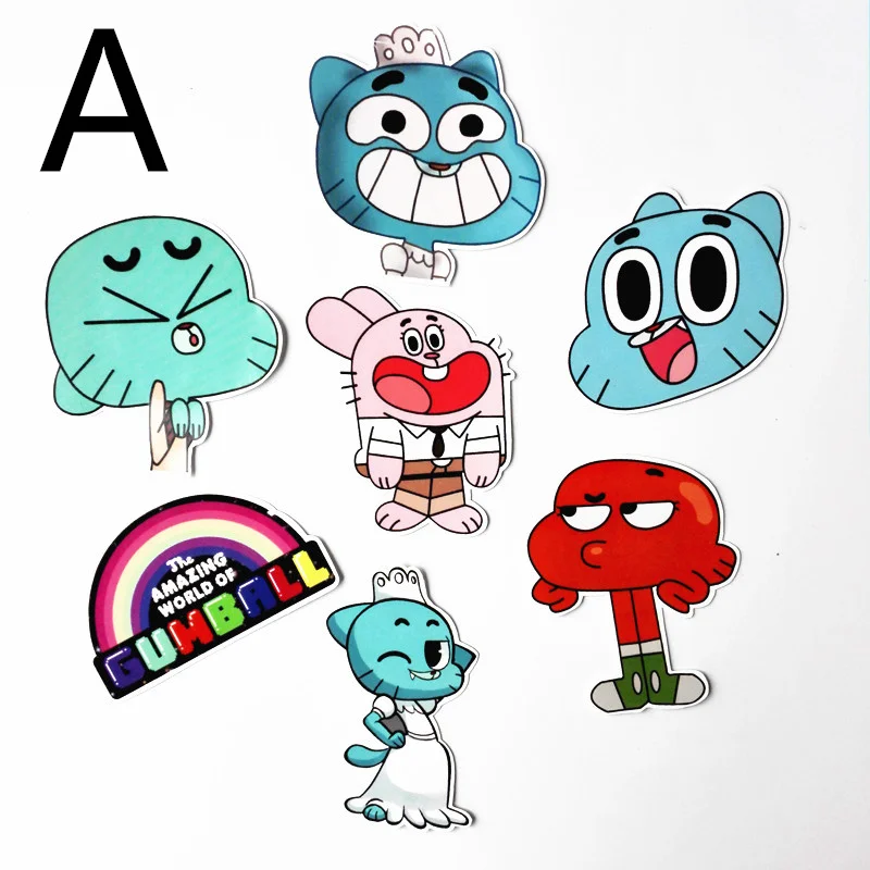 TD ZW 2 стиль удивительный мир Gumball наклейка s для сноуборда ноутбука багаж автомобильный холодильник Стайлинг Виниловая наклейка для дома