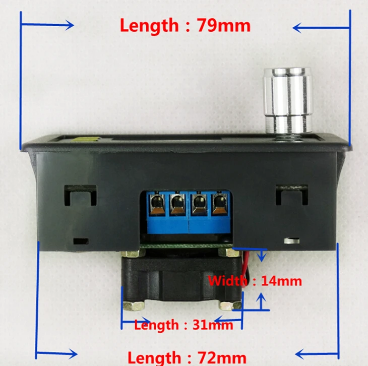 Модуль ЖК дисплея понижающий преобразователь напряжения вольтметр с