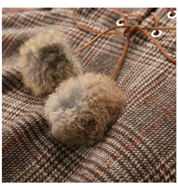 Новый осенне-зимний комплект одежды для девочек футболка + платье в клетку модные