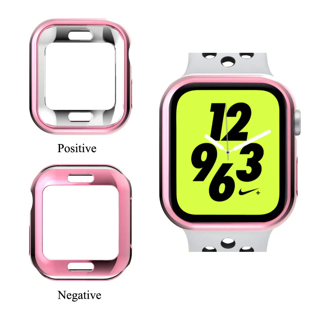 Защитный чехол для Apple Watch 4, 44 мм, iWatch band 3, 42 мм, 38 мм, 40 мм, 360 градусов, защита от падения, ТПУ, силиконовый защитный чехол