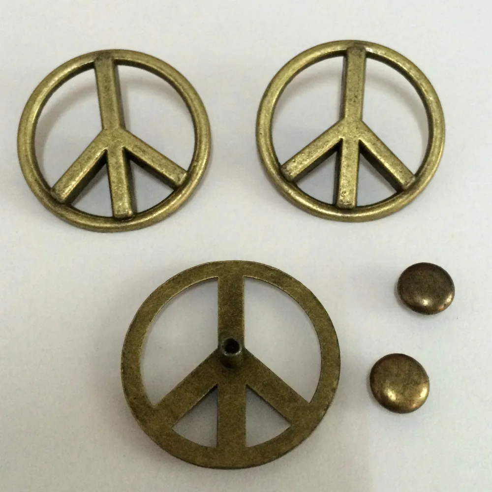 30 шт. круглые шпильки в античном стиле 25 мм | Дом и сад