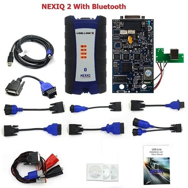 NEXIQ 2 USB ссылка дизельный грузовик диагностический инструмент 125032 NEXIQ 2 Bluetooth с пластиковой коробкой для тяжелых грузовиков лучше, чем DPA5