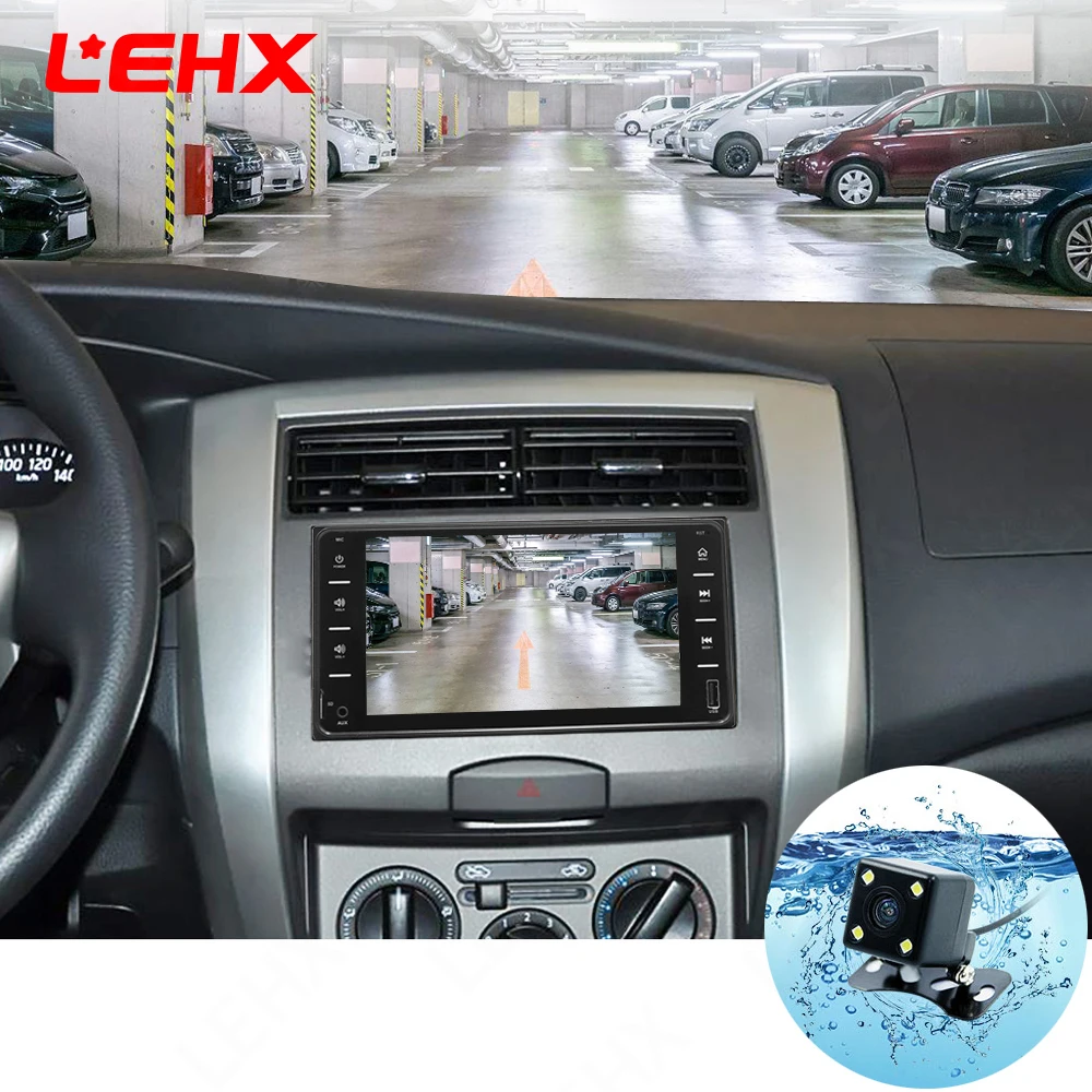LEHX автомобильный радиоприемник mp5 плеер 7 дюймов 2din USB MP3 MP4 MP5 для Toyota Camry/Vios/Corolla/wish/Altis/Поддержка зеркального соединения Android 8,0