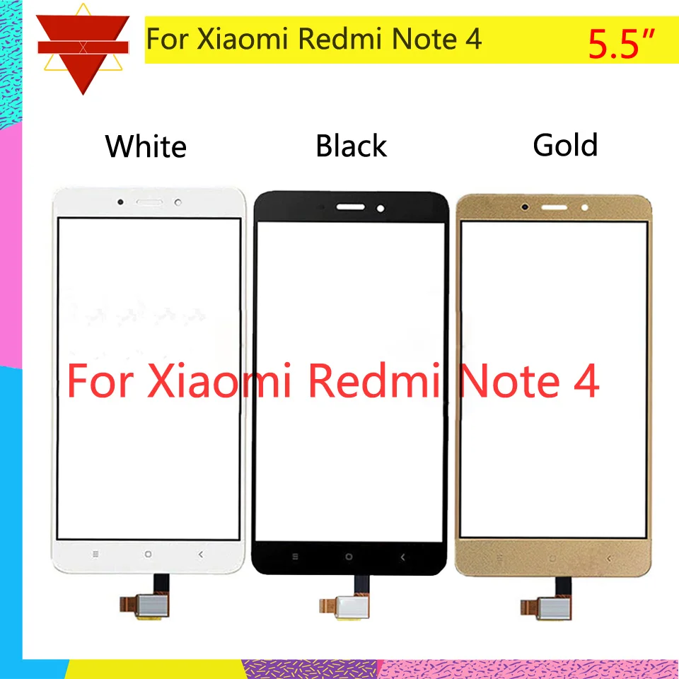 Note 4 сенсорный экран для Xiaomi Redmi Note 4 Redmi Note 4X сенсорный экран сенсор ЖК-дисплей дигитайзер Переднее внешнее стекло