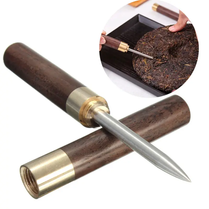 Профессиональная ручка для резки чая из эбенового дерева Puer Puerh игла чая|professional